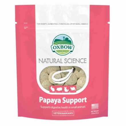 Oxbow Natural Science Papaya Support táplálékkiegészítő rágcsálók részére 33g