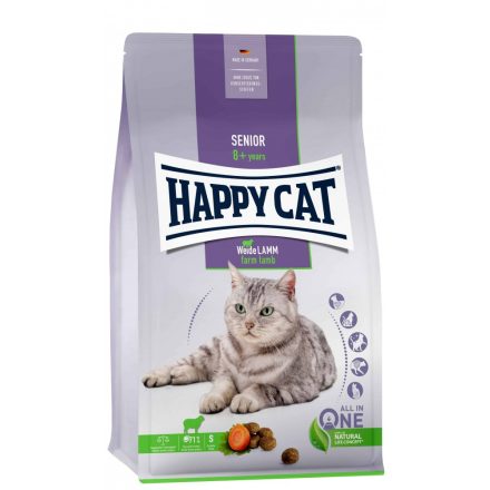 Happy Cat Senior Weide Lamm - Bárány - száraz macskaeledel 1,3kg
