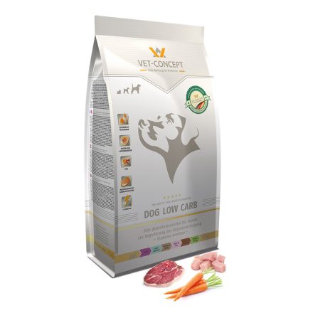 Vet-Concept Dog Low Carb száraz diétás kutyatáp 600g