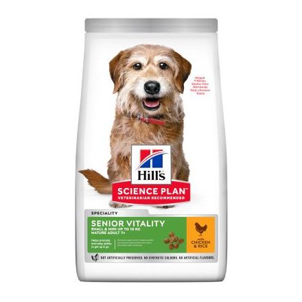 Hill's SP Canine Mature Adult Senior Vitality Small & Miniature chicken 6kg