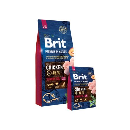 Brit Premium by Nature Senior Large/Extra Large kutyatáp 3 kg 
