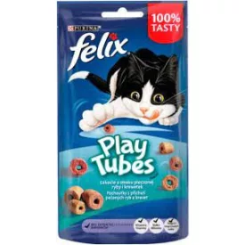   Felix Play Tubes jutalomfalat sült hal és garnélarák ízesítéssel 50g