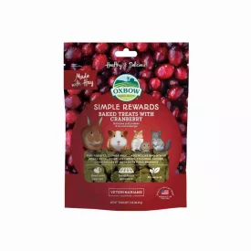   Oxbow Simple Rewards Cranberry jutalomfalat rágcsálóknak 85g