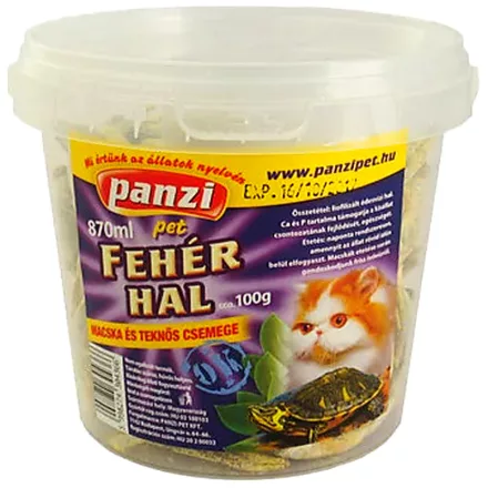 Panzi szárított fehér hal  100g vödrös