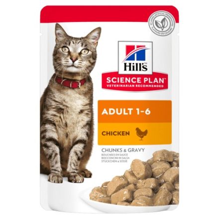 Hill's SP Feline Adult Chicken alutasakos 12x85g