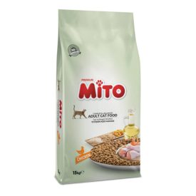   MITO Economic Cat száraz macskaeledel (Csirke, szardella, rák, rizs) 15kg
