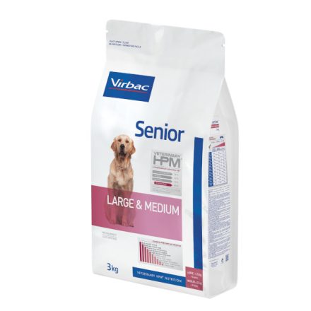 Virbac HPM Senior dog Large & Medium száraz eledel 3kg