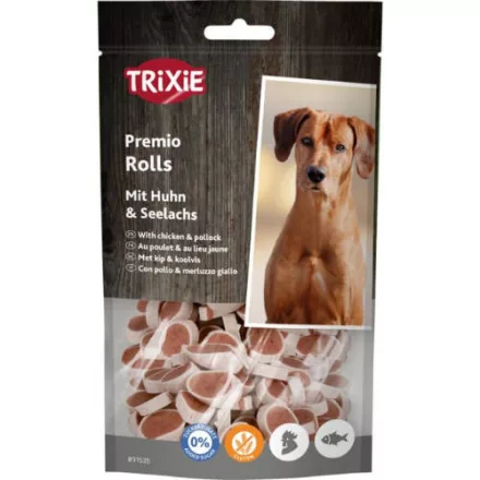 Trixie 31535 Trixie Premio Fish Chicken Rolls jutalomfalat kutyáknak 75g