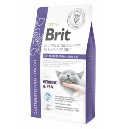 Brit GF Veterinary Diets CAT Gastrointestinal Low Fat gyógytáp macskáknak 5kg