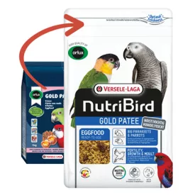   Versele-Laga NutriBird Gold Patee lágyeleség nagy-, óriáspapagáj 1kg (422239)
