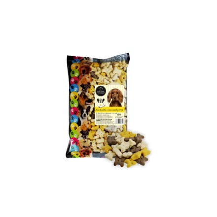 Fine Dog Kutyakeksz Mini csont vaníliás jutalomfalat kutyáknak 500g