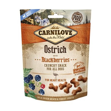 Carnilove Dog Crunchy Snack Strucchús Szederrel- jutalomfalat kutyák részére 200g