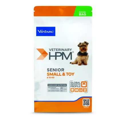 Virbac HPM Senior Dog Small & Toy Dental száraz eledel 3kg