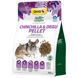   Gimbi Mother Nature Gabonamentes Degu és Chinchilla pellet 500g