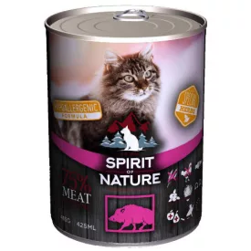 Spirit of Nature Cat vaddisznóhúsos konzerv 415g