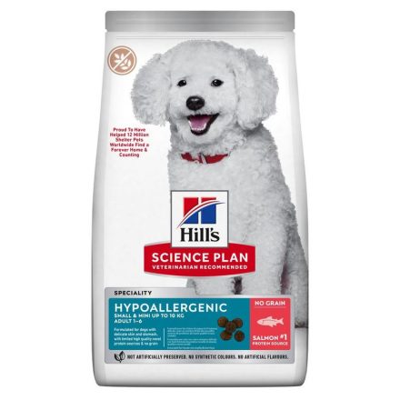 Hill's SP Canine Adult Hypoallergenic Small & Mini lazac száraz kutyaeledel 6kg