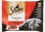 Sheba Selection húsos válogatás szószban 4x85 g