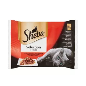Sheba Selection húsos válogatás szószban 4x85 g