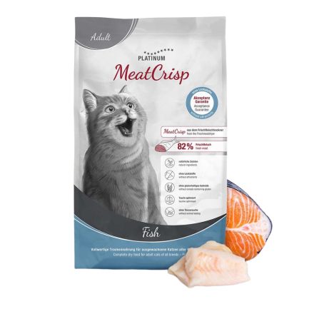 PLATINUM MeatCrisp Adult Fish-macskatáp felnőtt cicának friss halból 3kg