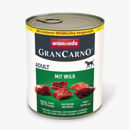 Animonda GranCarno Adult Vad konzerv felnőtt kutyának 800g (82483)