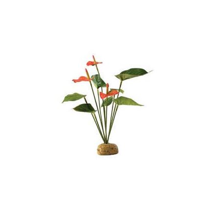 Exo-Terra Rainforest Plant Anthurium Bush - Terráriumi flamingóvirág műnövény dekoráció 30cm