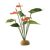 Exo-Terra Rainforest Plant Anthurium Bush - Terráriumi flamingóvirág műnövény dekoráció 30cm