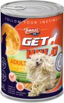 Panzi GetWild Dog Adult Chicken & Apple konzerv 1240g