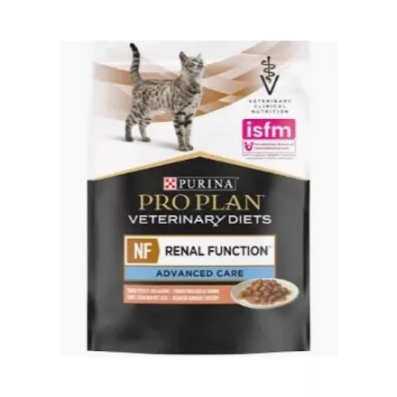 ProPlan Veterinary Diets Feline NF - Renal Function ADVANCED CARE lazaccal nedves eledel krónikus vesebetegségben szenvedő macskák számára 85g