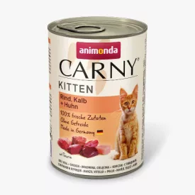   Animonda Carny Kitten Kalb,Huhn, Pute - borjú,csirke,pulyka konzerv kölyök macskák részére 400g (83970)