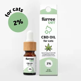 Fürree VET CBD olaj macskáknak 2% 10ml