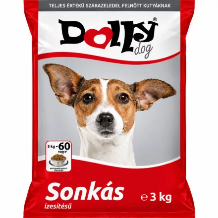 Dolly Dog száraz kutyaeledel sonkás 3kg