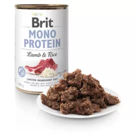 Brit Mono Protein Bárány & Rizs konzerv 400g 