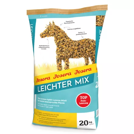 Josera Leichter Mix müzli (száraztáp) könnyű munkában lévő, vagy pihenő lovaknak 20kg