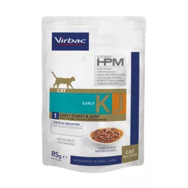   Virbac HPM Cat Early Kidney Joint Support KJ1 alutasakos eledel 85g