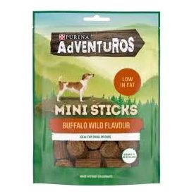 Adventuros Mini Sticks kutya jutalomfalat bölény 90g