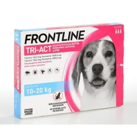 Frontline Tri-Act spot on  M  10-20kg  1doboz/3ampulla