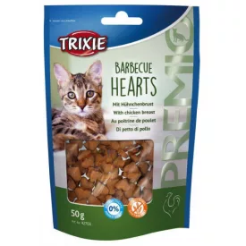   Trixie 42703 Premio Barbecue Hearts - jutalomfalat (csirkemell) macskák részére (50g)