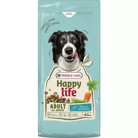 Versele-Laga Happy Life Adult Salmon kutyának 12,5kg (431189)