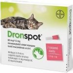   Dronspot 60 mg/15 mg rácsepegtető oldat közepes testű macskáknak 2x0,7ml