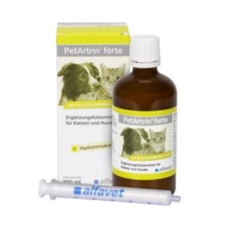 PetArtrin® forte – ízületeket támogató takarmánykiegészítő kutyák részére 100ml