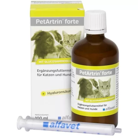 PetArtrin® forte – ízületeket támogató takarmánykiegészítő kutyák részére 2X100ml
