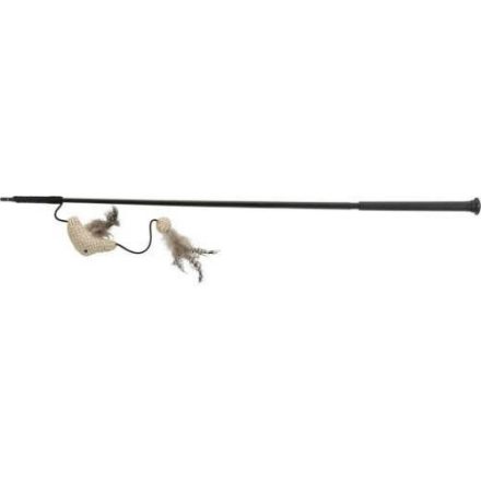 Trixie 45484 Playing Rod XXL with Fish - halas macskapeca nagytestű macskák részére (65cm)