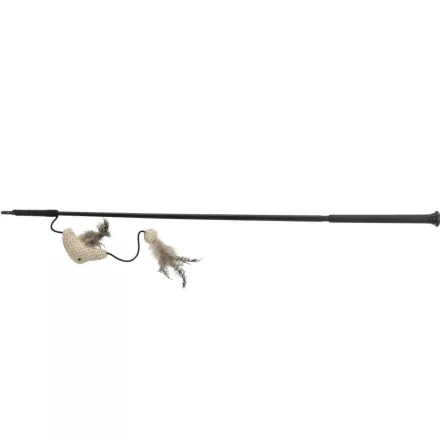 Trixie 45484 Playing Rod XXL with Fish - halas macskapeca nagytestű macskák részére (65cm)