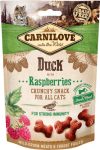   CarniLove Cat Crunchy Snack Duck & Raspberries (kacsa-málna) 50g 