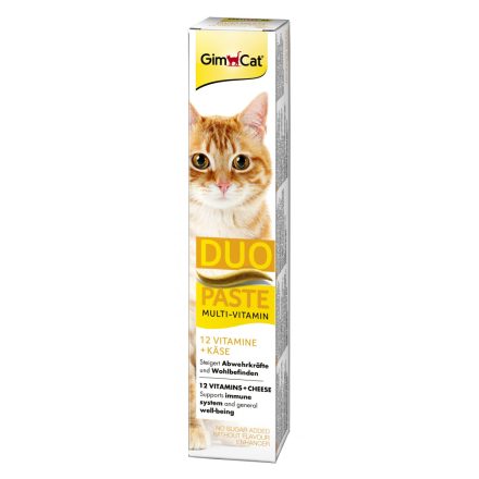 GimCat Multi-Vitamin Duo Paszta sajttal macskáknak 50g