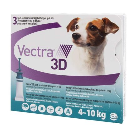 Vectra 3D Spot on 4 -10 kg-ig / 3ampulla