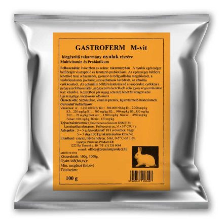 Gastroferm M-Vit nyúl 100 g