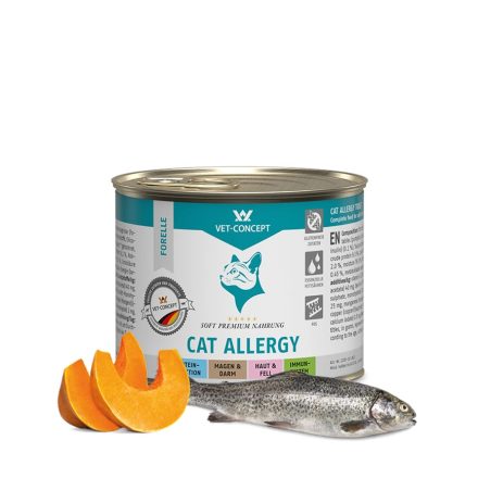  Vet-Concept Cat Allergy pisztráng nedves macskatáp 6x200g