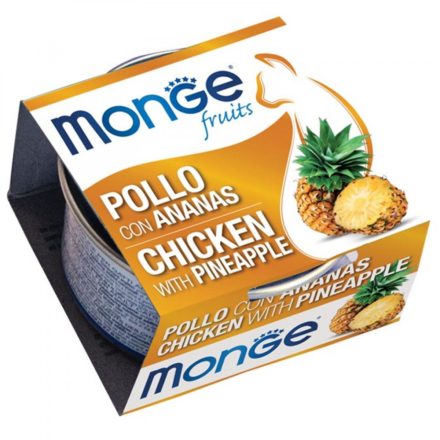 Monge Cat Fruit Ananász-Csirke 80g