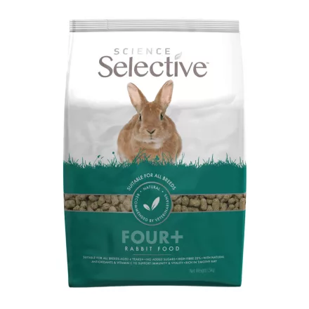 Science Selective™ Rabbit 4+ teljes értékű táp idős nyulak részére 1,5kg